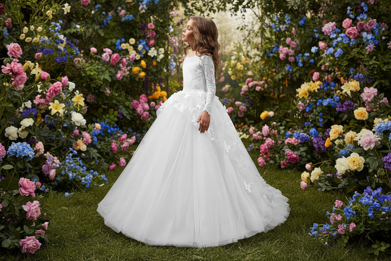 Princess dress flower girl evening dress