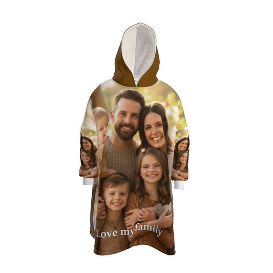 Hoodie Blanket - Custom Regular Hoodie Blank- Your Design, Your Story