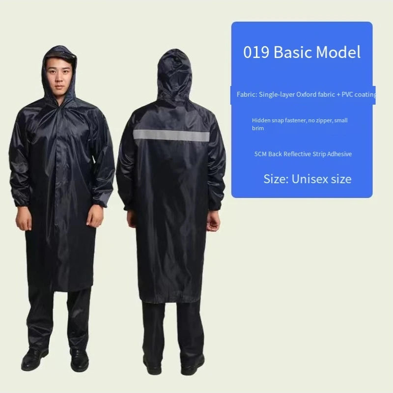 Waterproof Reflective Raincoat — Full Body Coverage for Outdoor & Cycling