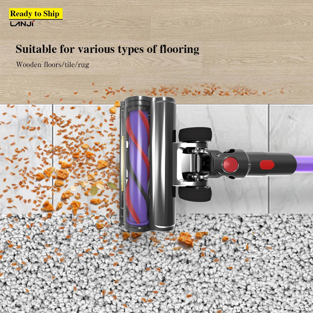 S7-YL Smart Cordless Bagless 8-In-1 Handheld Stick Vacuum Cleaner
