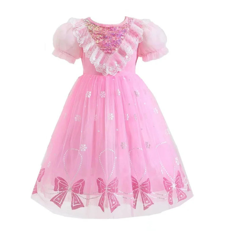 Girls Summer 3D Butterfly Dress — Cute Sleeveless Tank Party Dress for Kids 3-8 Years