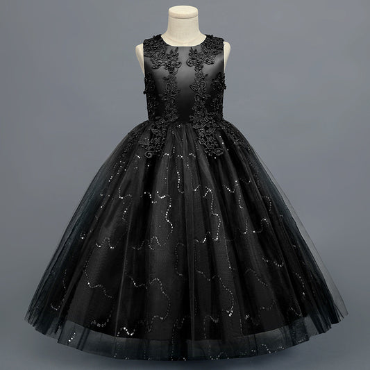 Kinder Fashion Langes Hochzeitskleid