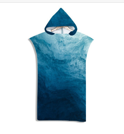 Bath Towel Beach Towel Cloak Geometric Print