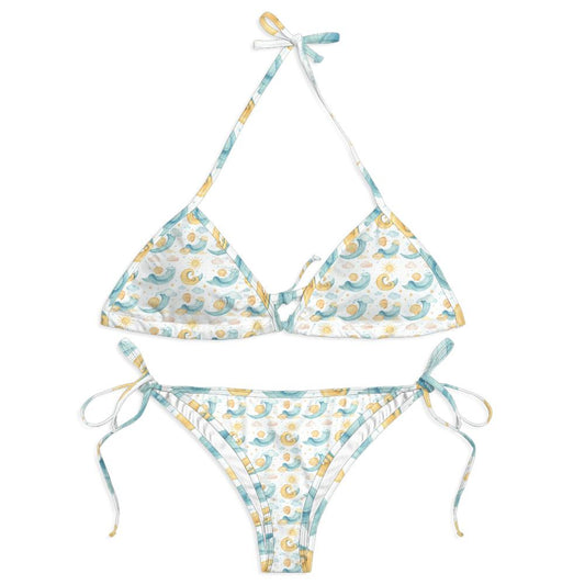 Personalized All-over Print String Bikini