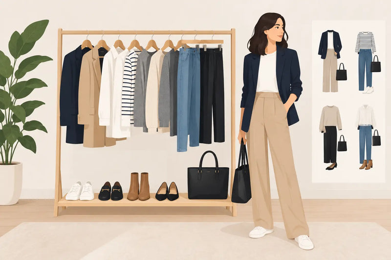 A Capsule Wardrobe Example for Real Life