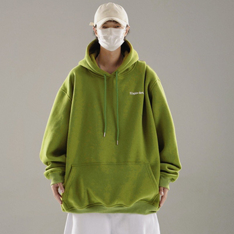 American Style Functional Hoodie Men's Loose Long Sleeves