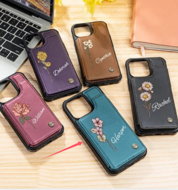 Personalized Leather Samsung Galaxy Phone Case