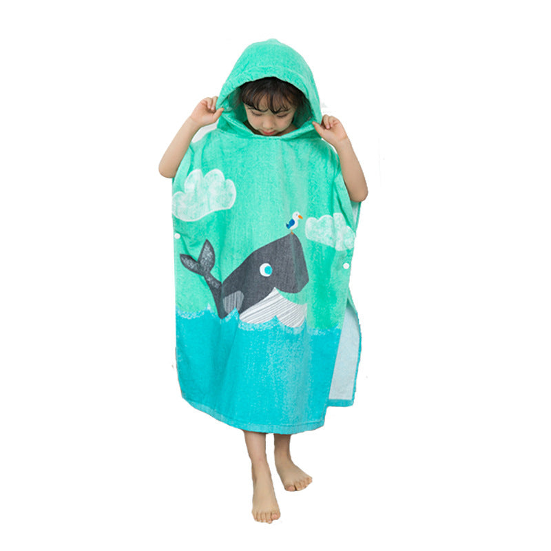 Children's towel cloak
