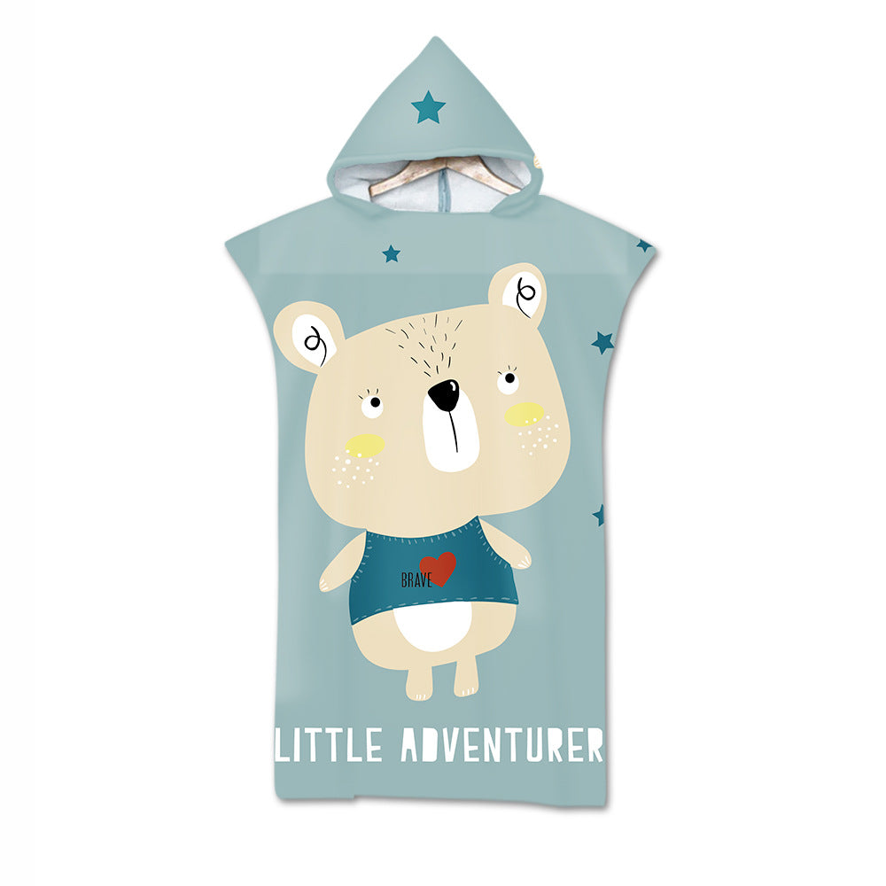 Adult bath towel beach towel cape cloak