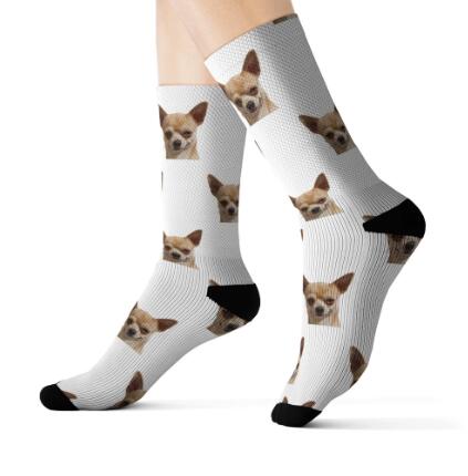 Pet Head Print Socks For Dog Cat Lover