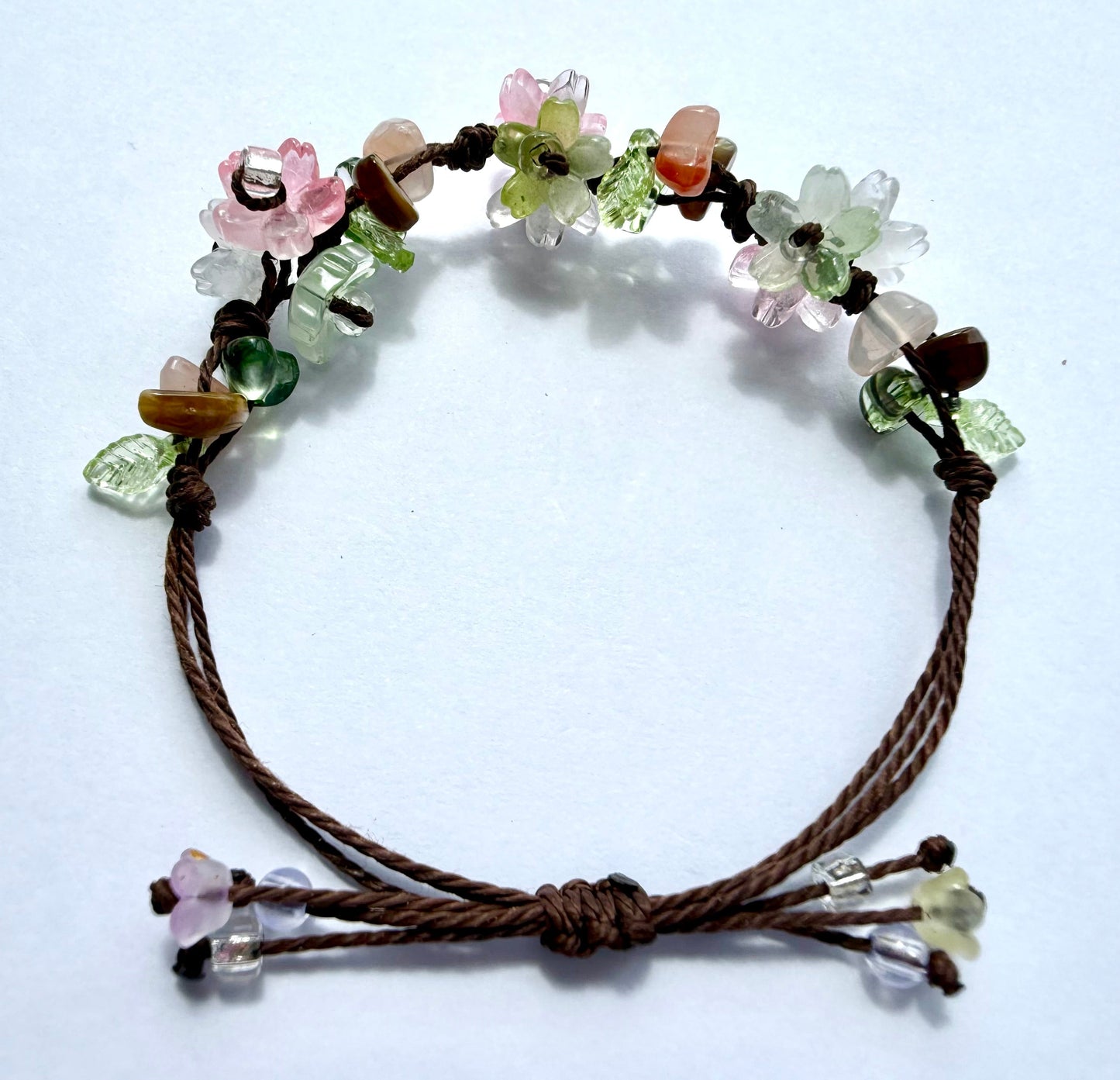 Handmade Spring Floral Bracelet