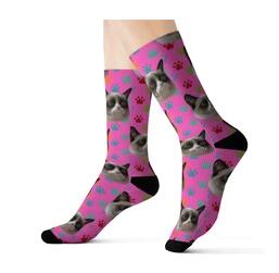 Pet Head Print Socks For Dog Cat Lover