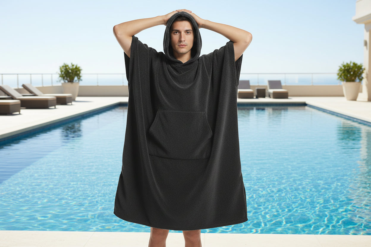 Ultrafine Fiber Thickened Warm Cloak Bathrobe