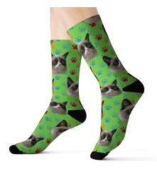 Pet Head Print Socks For Dog Cat Lover