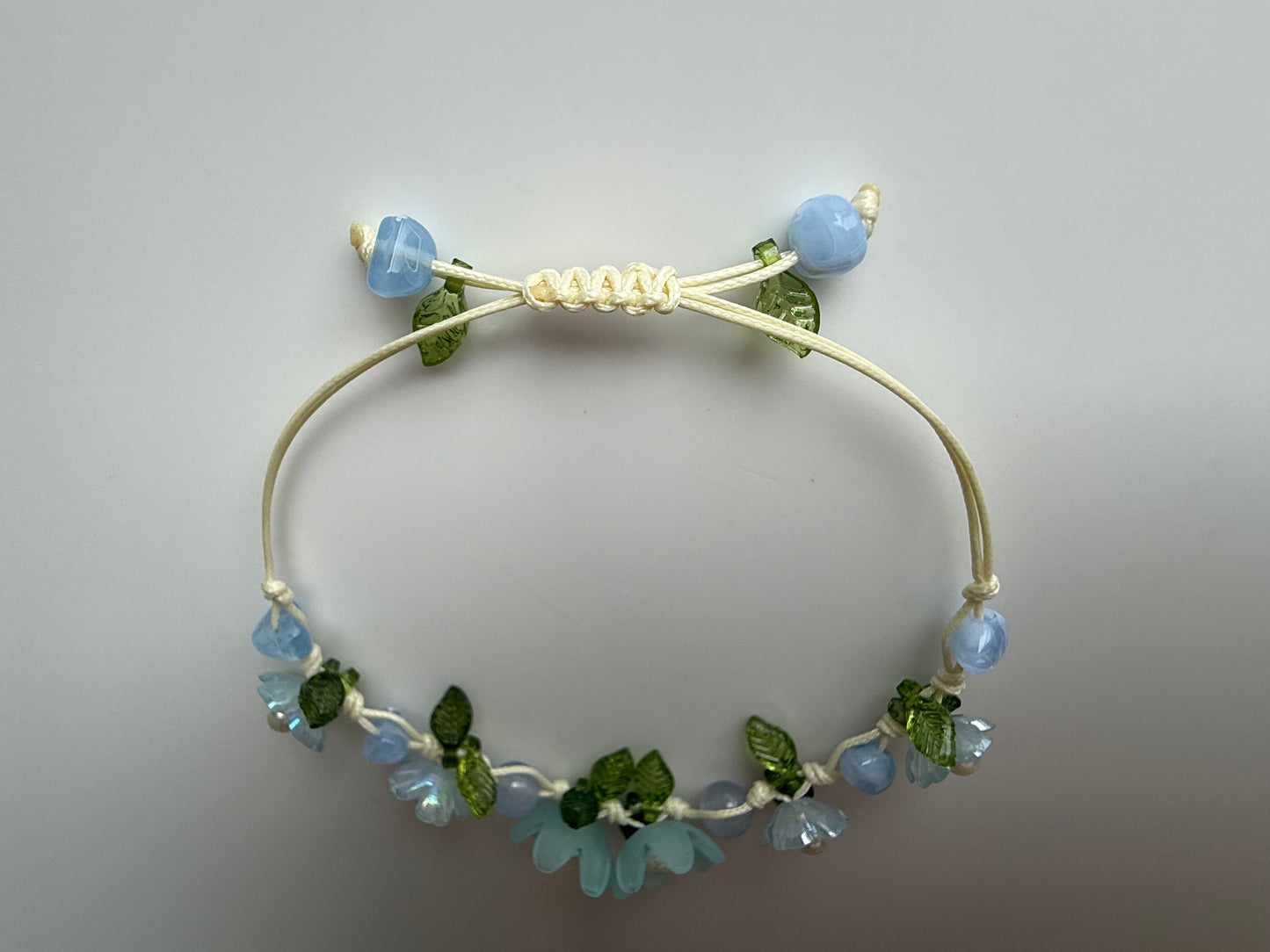 Handmade Turquoise Flower Bracelet