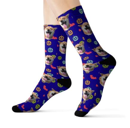 Pet Head Print Socks For Dog Cat Lover