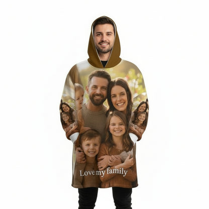 Hoodie Blanket - Custom Oversized Hoodie - Your Story personalized