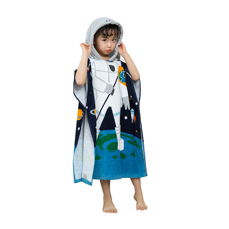 Children's towel cloak