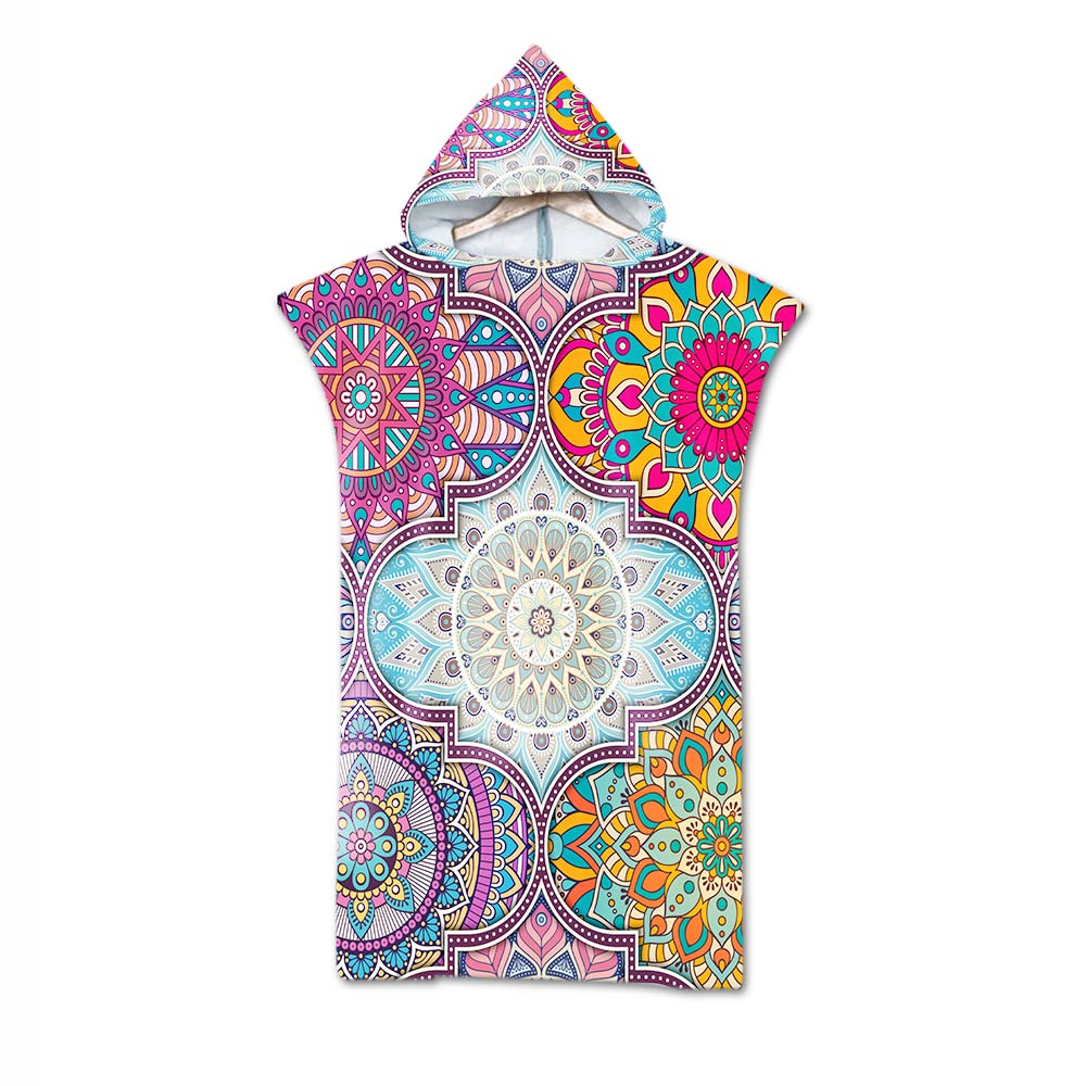 Bath Towel Beach Towel Cloak Geometric Print