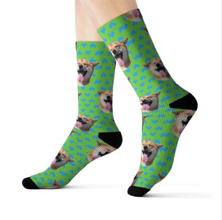 Pet Head Print Socks For Dog Cat Lover