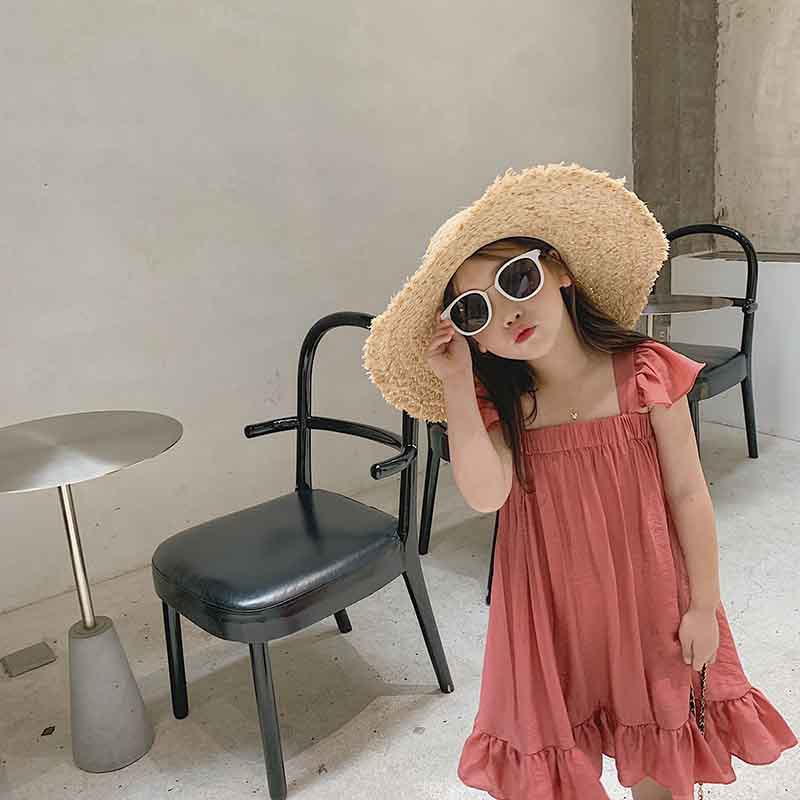 Children's Sweet Flying Sleeve Dress