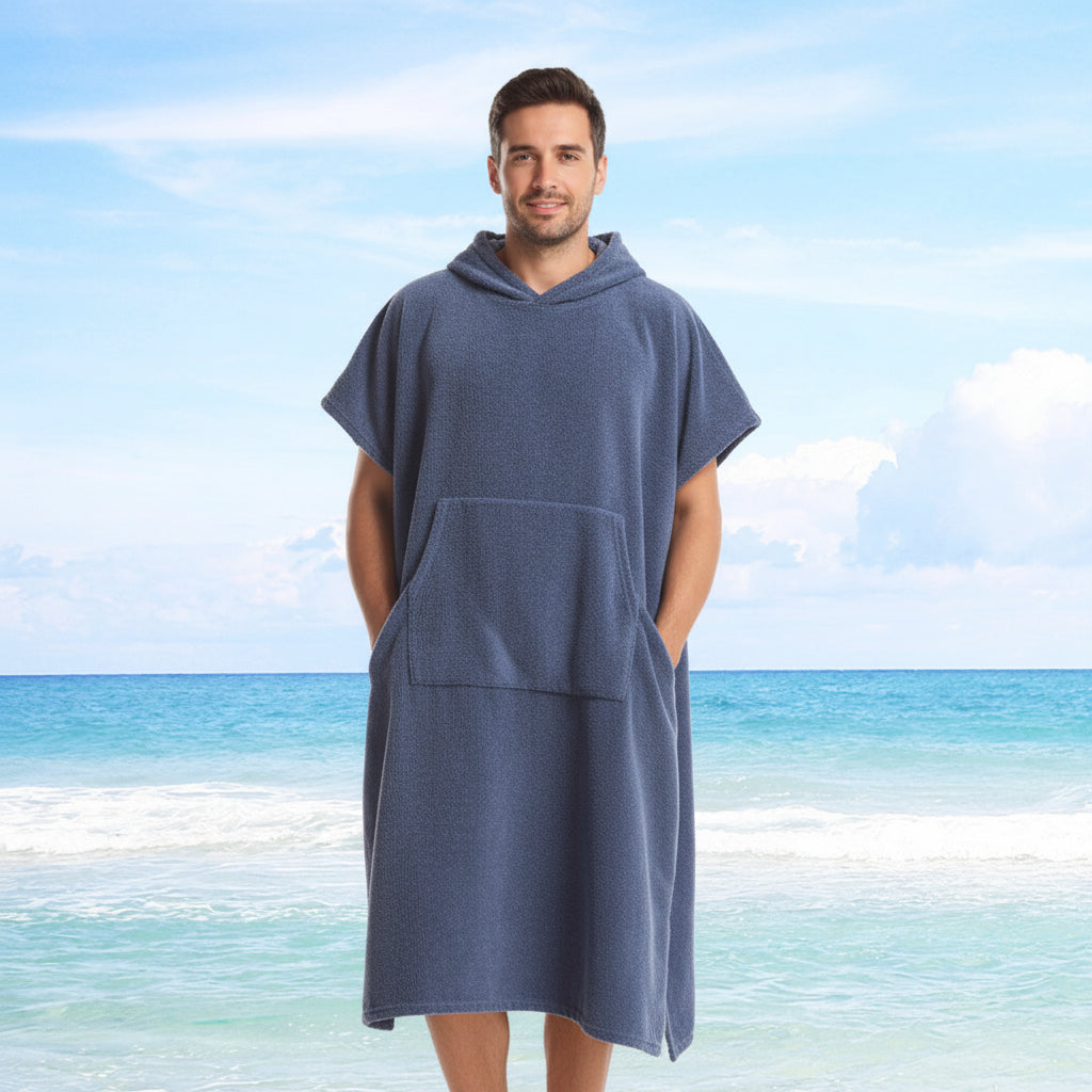 Ultrafine Fiber Thickened Warm Cloak Bathrobe