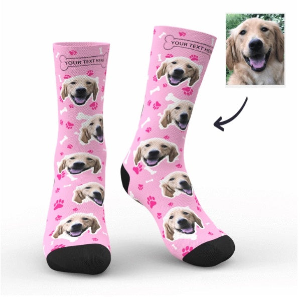 Pet Head Print Socks For Dog Cat Lover