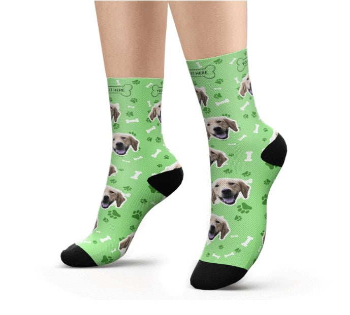 Pet Head Print Socks For Dog Cat Lover
