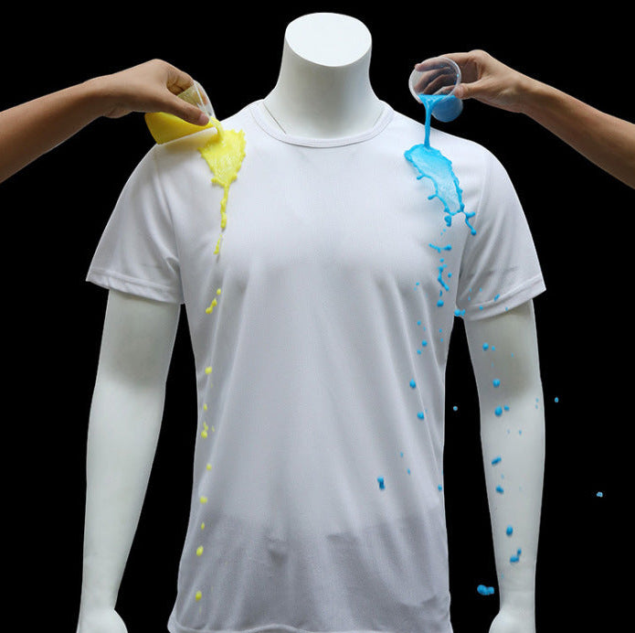 Quick-drying Waterproof Anti-fouling T-shirt Couple Half Sleeve Bottoming Shirt