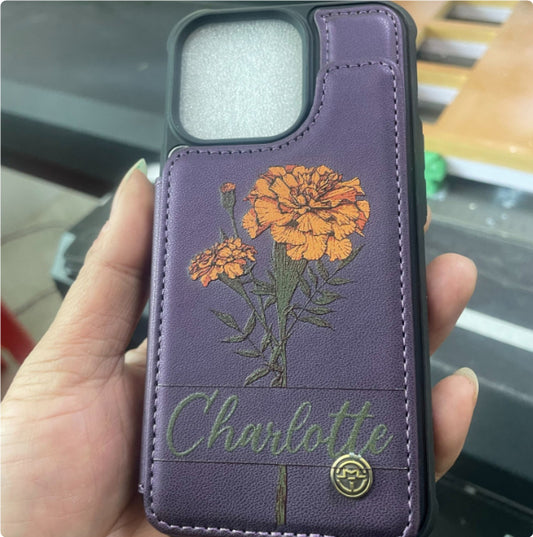 Personalized Leather Samsung Galaxy Phone Case
