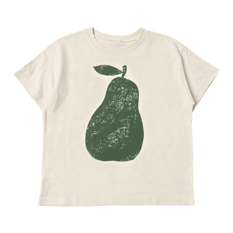 Summer Cotton Fruit Printed Clothing Short Sleeve