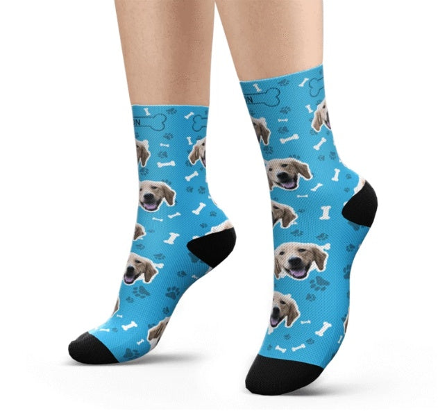 Pet Head Print Socks For Dog Cat Lover