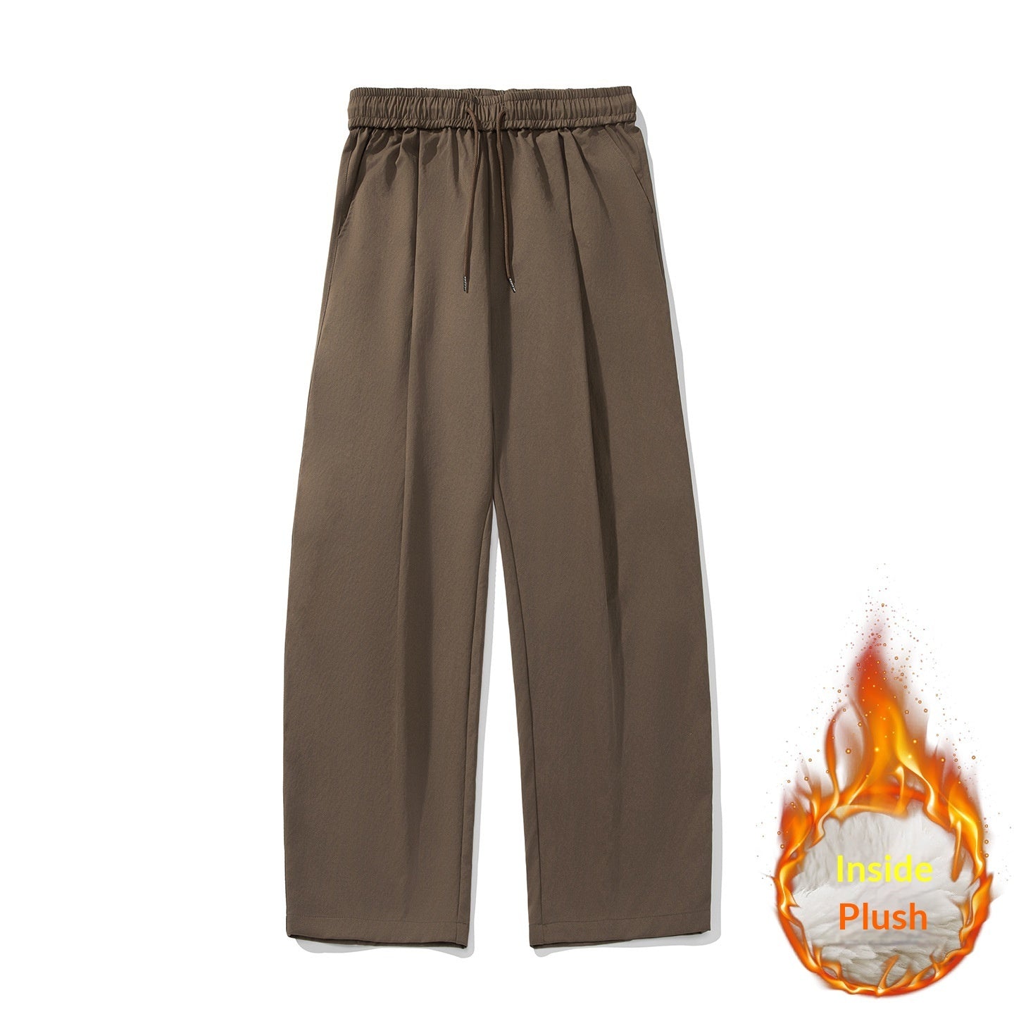 Tapered Trousers With A Drawstring Hem