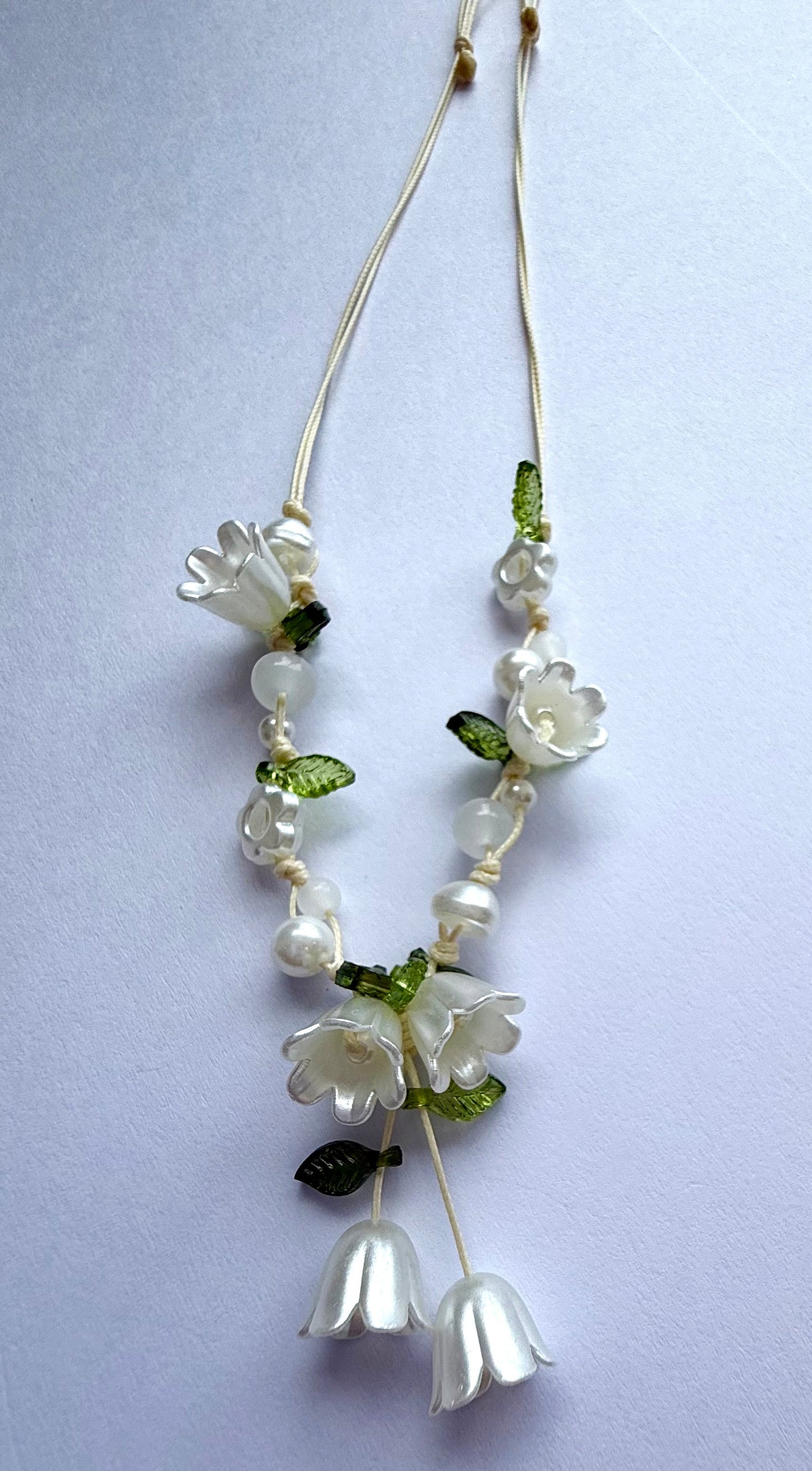 HandMade Lily Flower Necklace