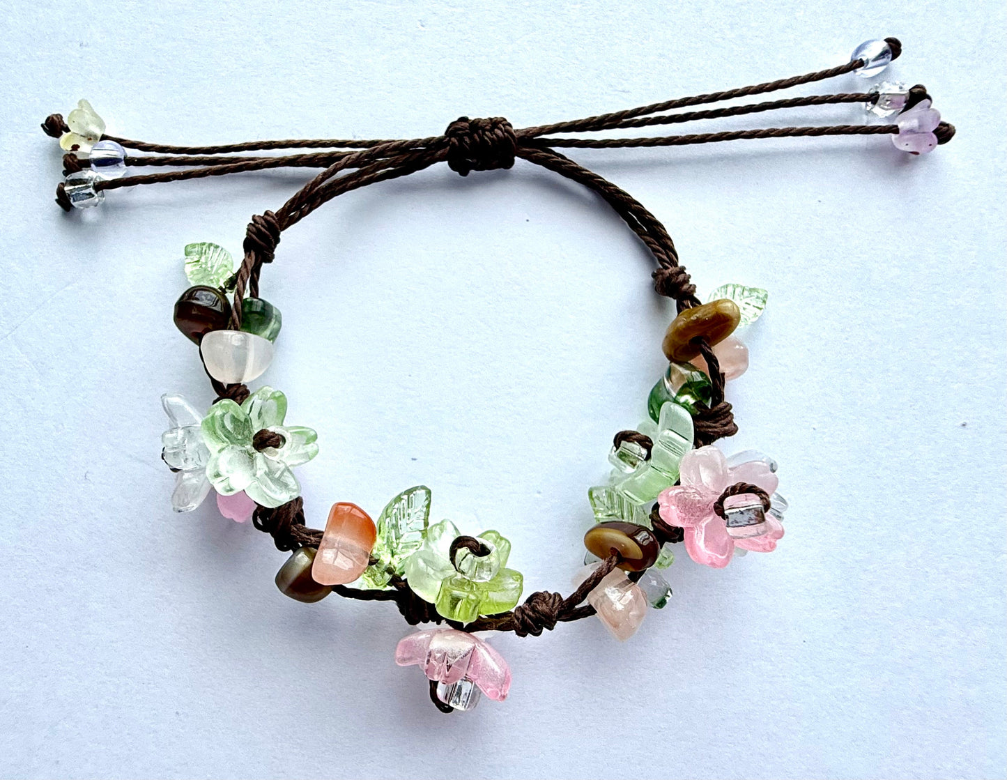 Handmade Spring Floral Bracelet