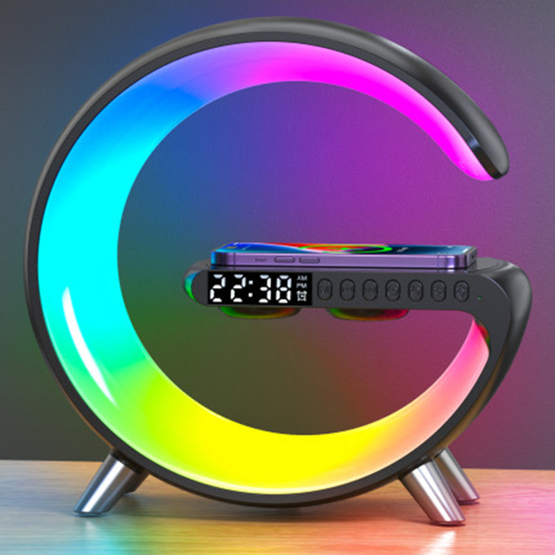 Smart LED Atmosphere Lamp with Wireless Charger & Bluetooth Speaker