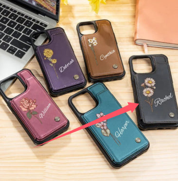 Personalized Leather Samsung Galaxy Phone Case