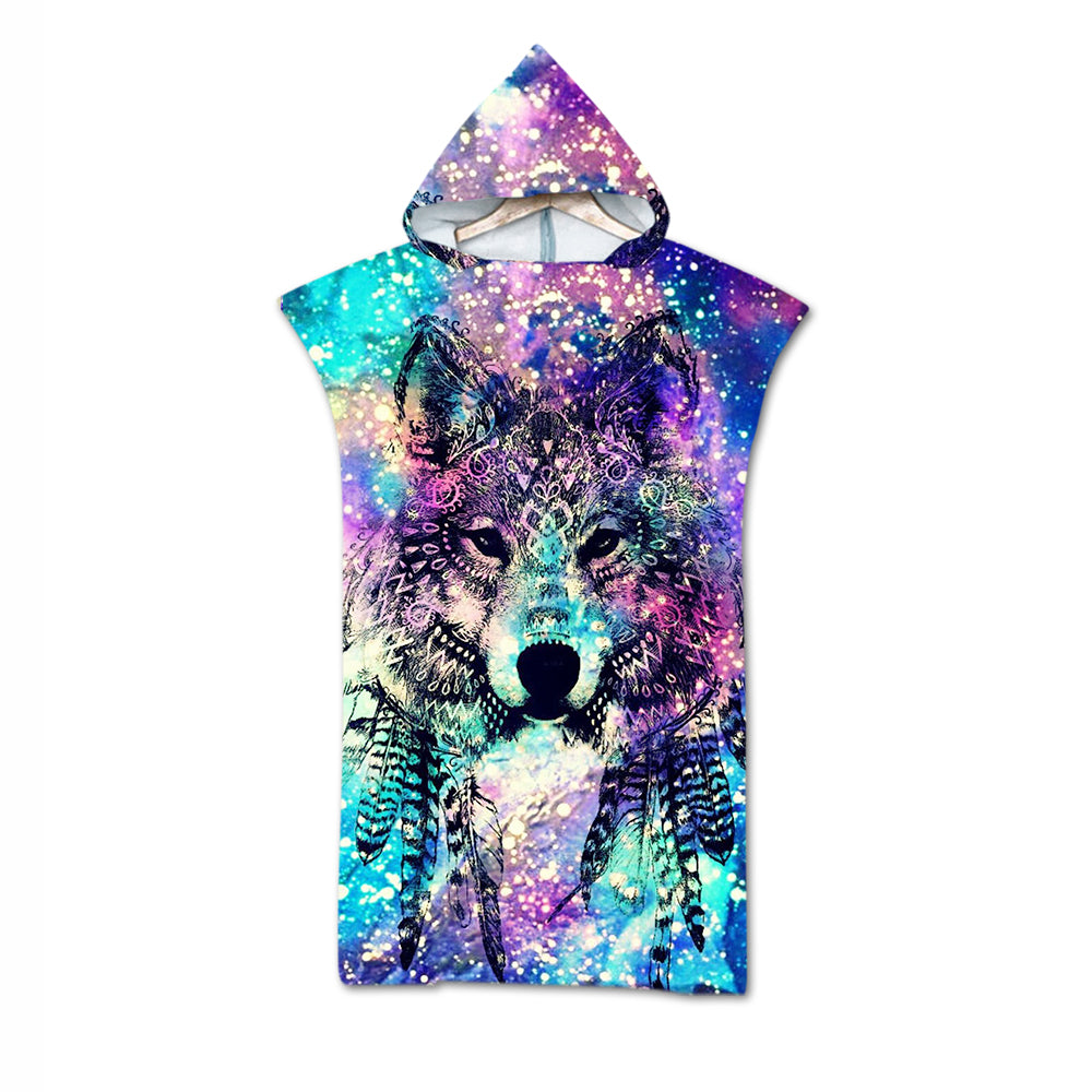 Bath Towel Beach Towel Cloak Geometric Print