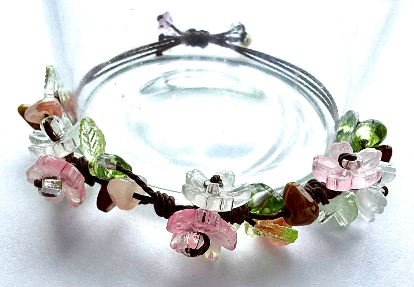 Handmade Spring Floral Bracelet