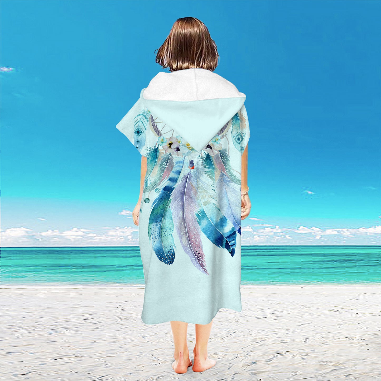 Microfiber Cloak Beach Quick-drying Bathrobe Cloak Beach
