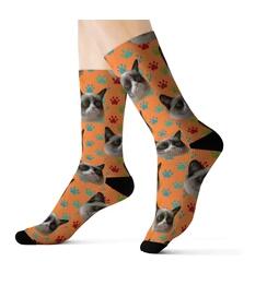Pet Head Print Socks For Dog Cat Lover