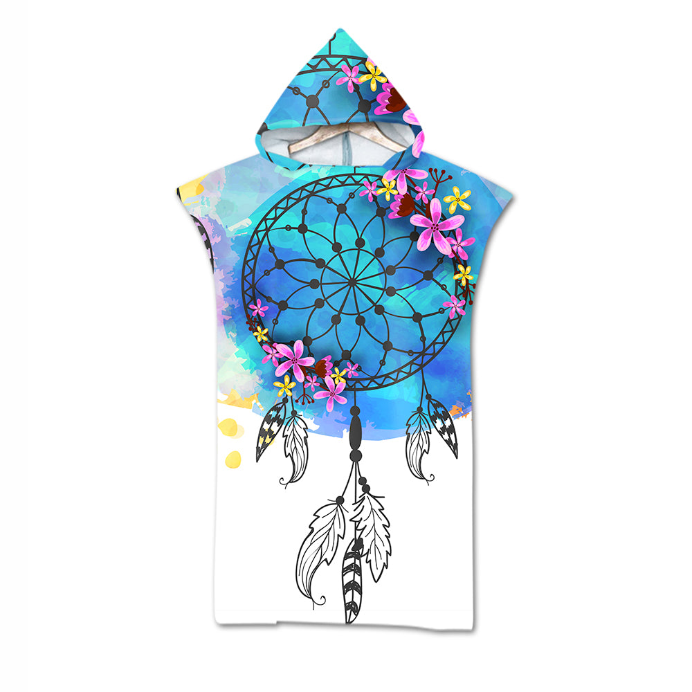 Bath Towel Beach Towel Cloak Geometric Print