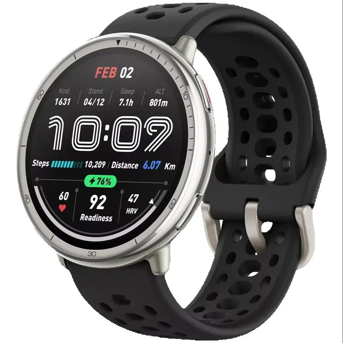 Amazfit Active 2 44mm Reloj Inteligente — GPS con Navegación, Monitor de Sueño, 160+ Modos Deportivos, Batería 10 Días, Resistente al Agua