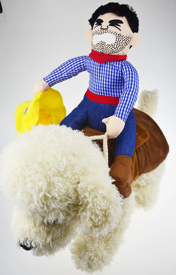 Cowboy Rider Dog Costume