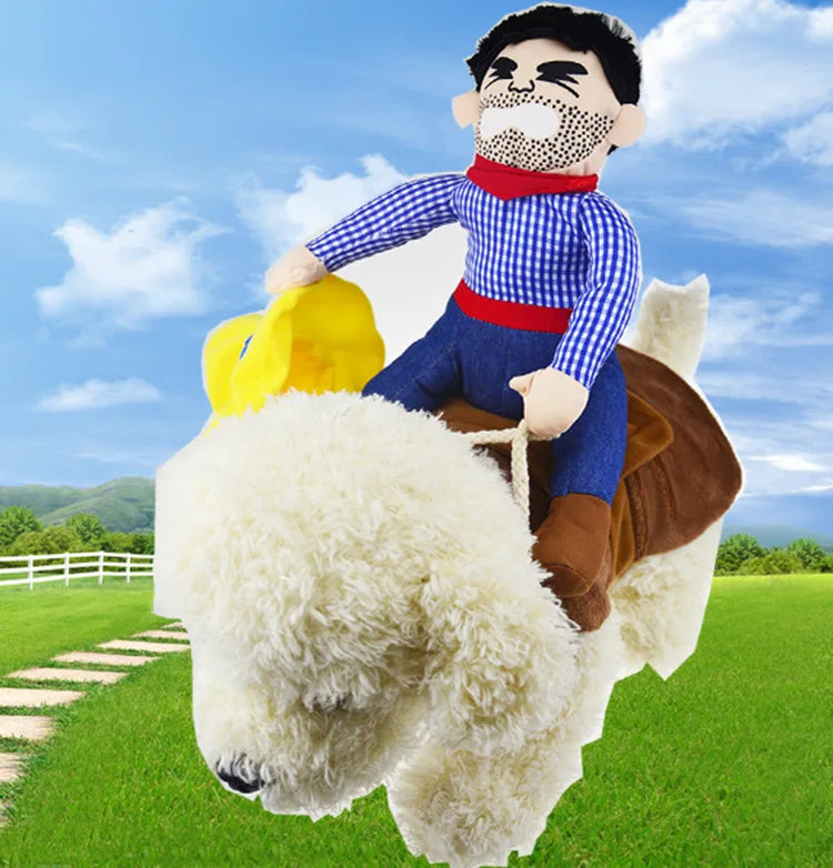 Cowboy Rider Dog Costume