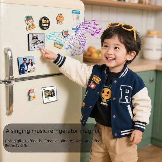 Personalized Bluetooth Music Photo Fridge Magnet Frame