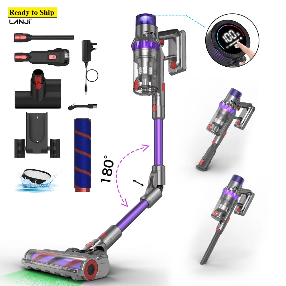 S7-YL Smart Cordless Bagless 8-In-1 Handheld Stick Vacuum Cleaner