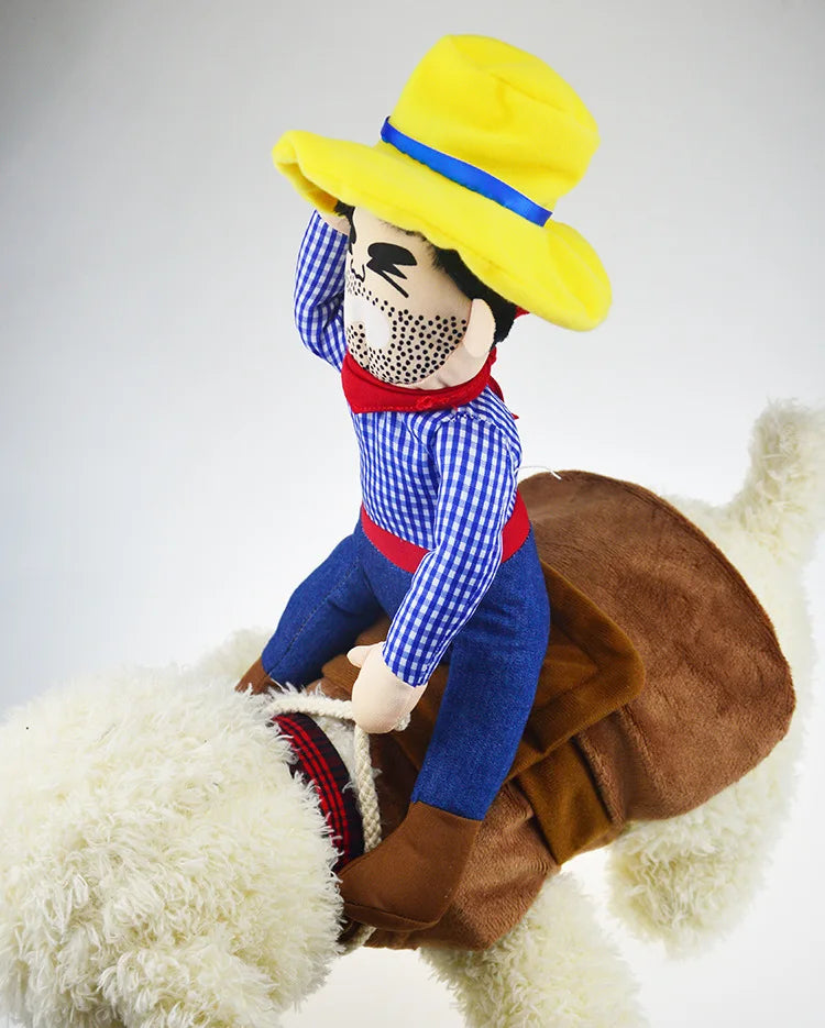 Cowboy Rider Dog Costume