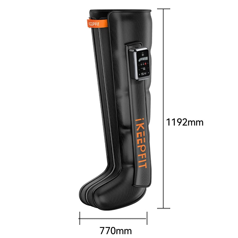 Professional Air Compression Leg Massager — Pressotherapy Recovery & Lymphatic Drainage