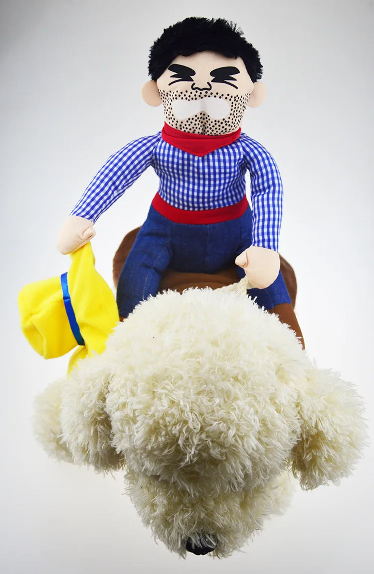 Cowboy Rider Dog Costume